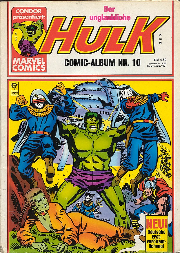 Der gewaltige Hulk Album Condor Cover