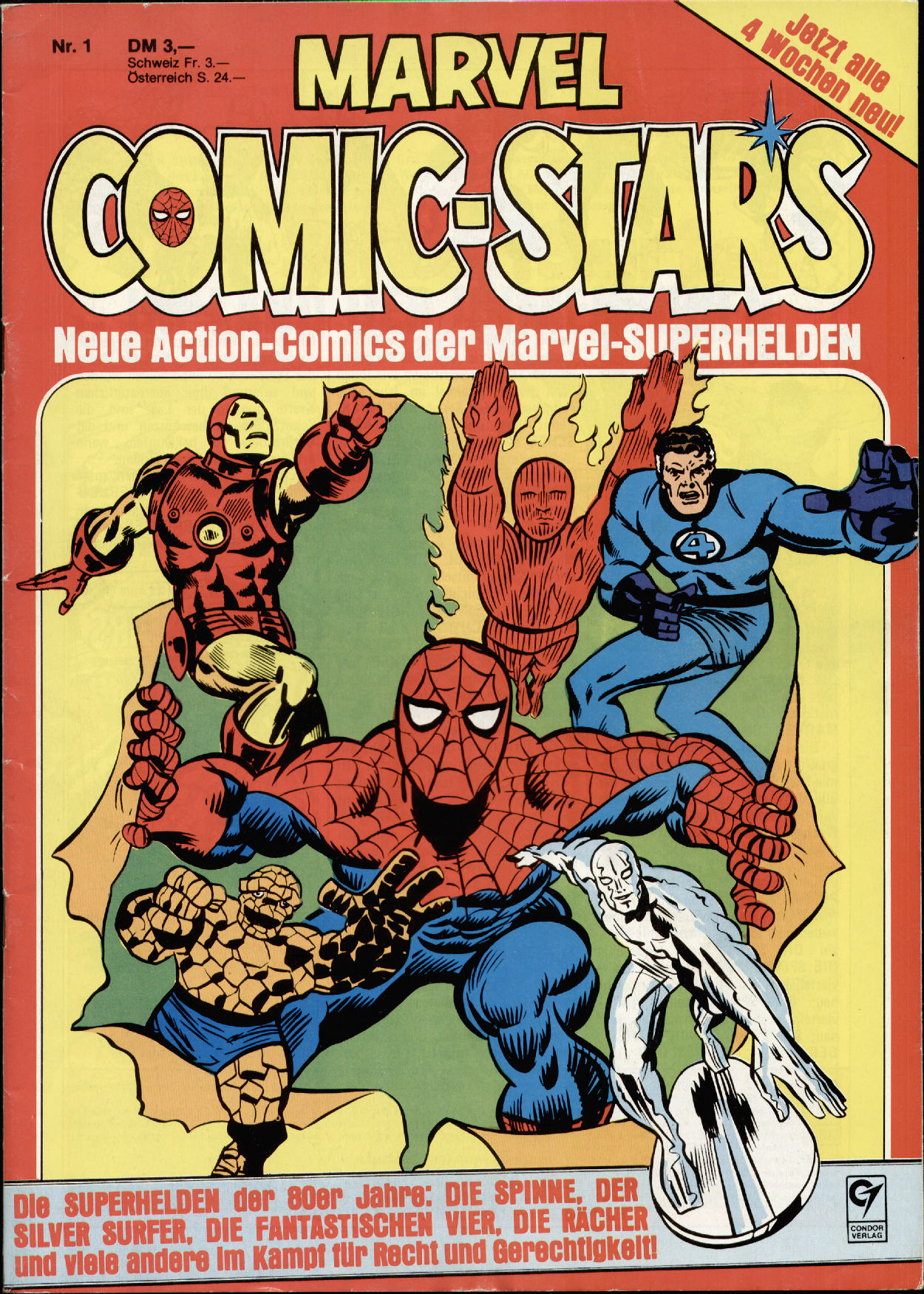 Marvel Comic Stars Condor Cover