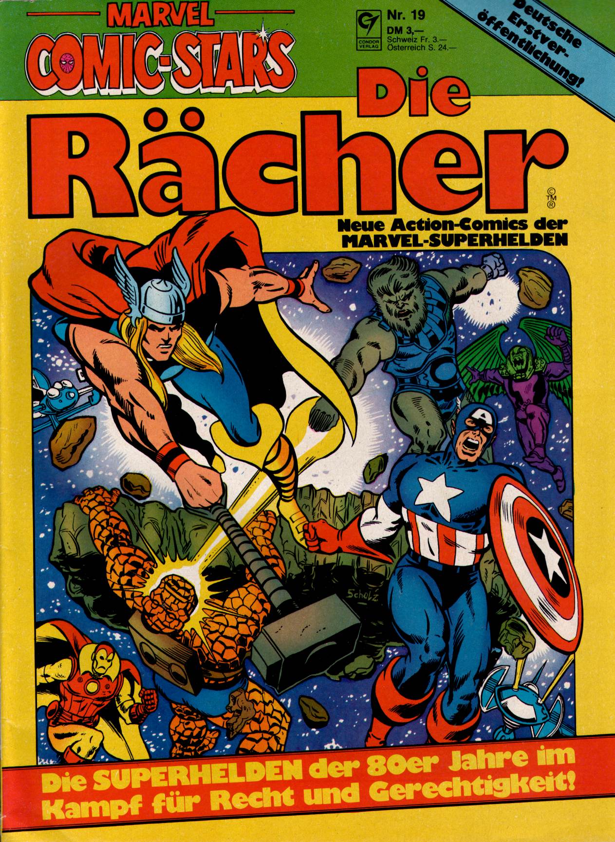 Marvel Comic Stars Condor Cover
