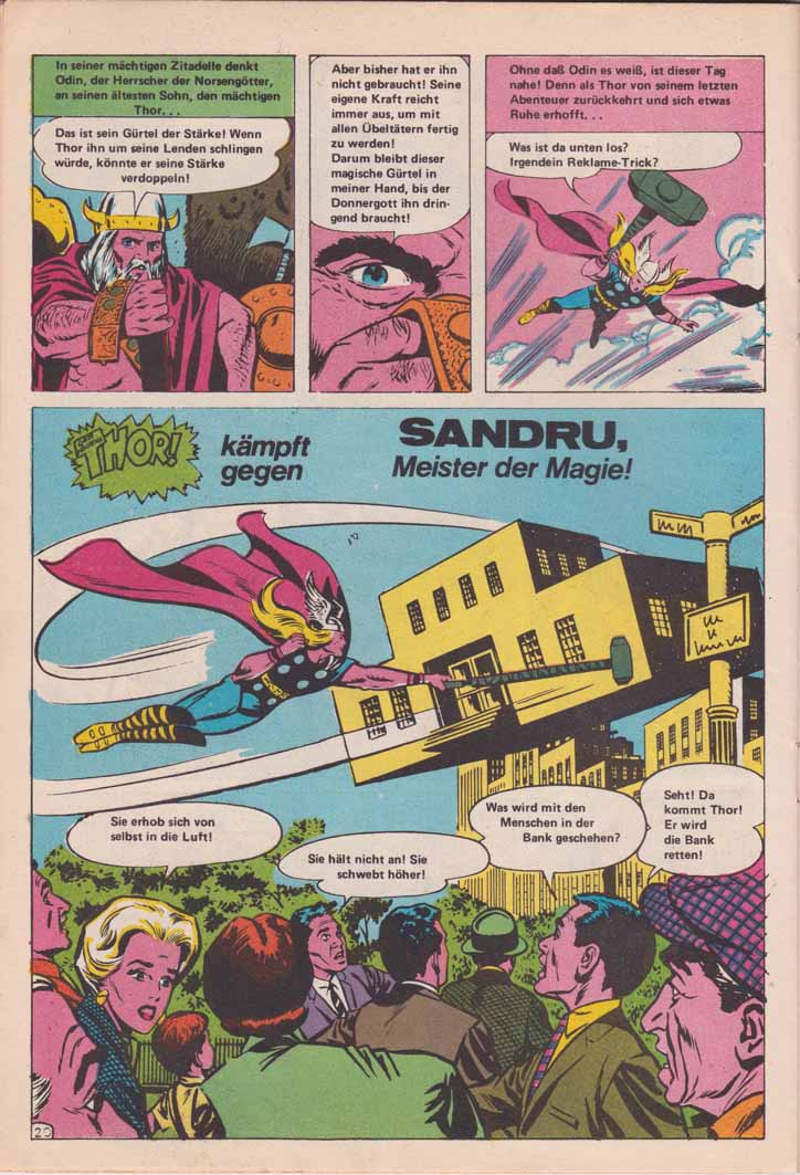 HIT-Comics Thor Splash Page