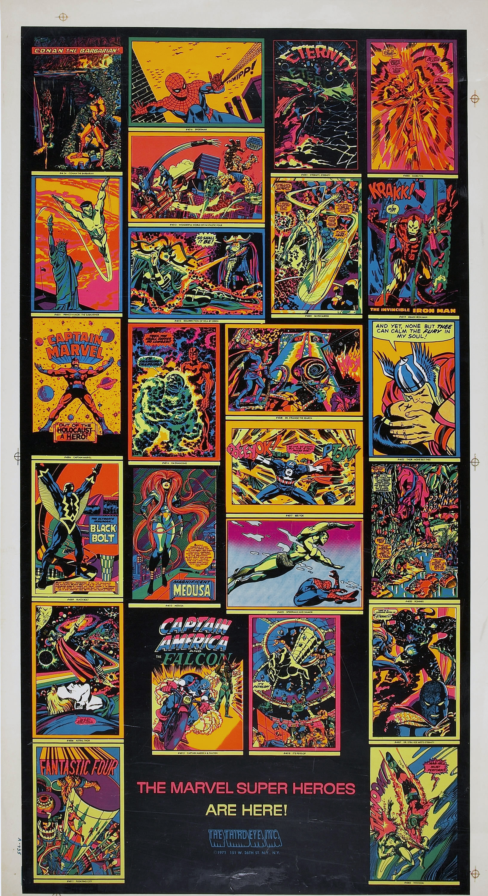 US-Vorlage Captain Marvel Poster