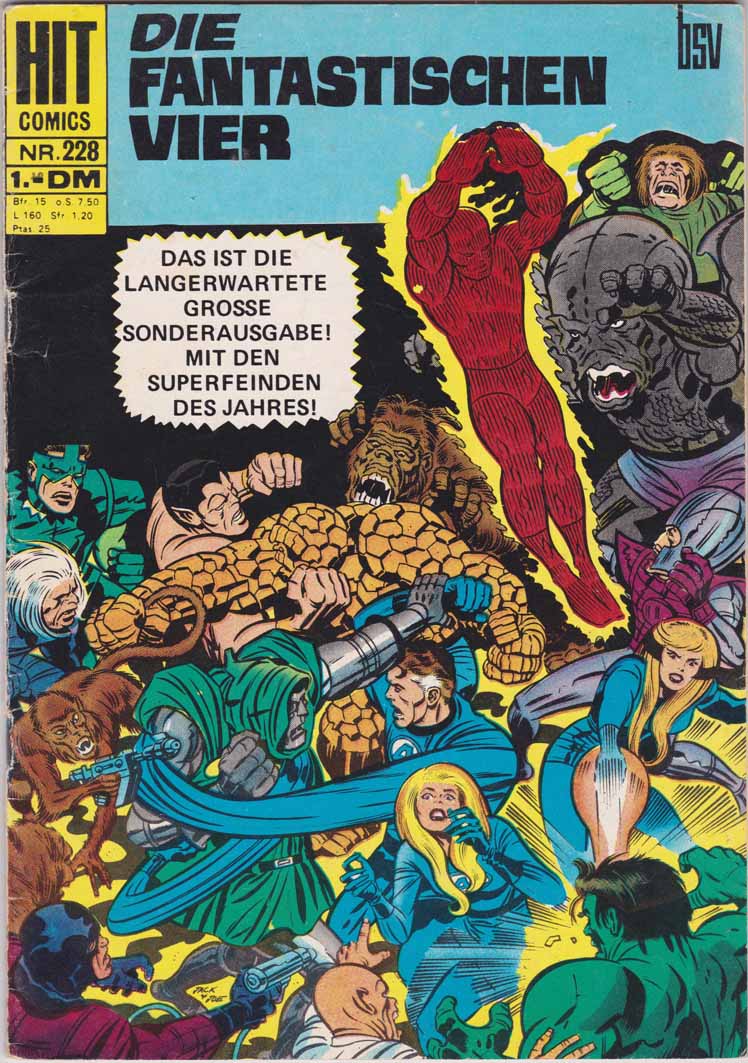 fantastischen Vier Marvel hit Cover
